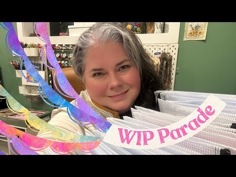 Flosstube #3 (2026) - WIP Parade!! 35 cross stitch projects to share with you 🥳