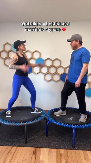 18K views · 425 reactions | Workout with us on YT #reboundingfitness #rebounderworkout #cardio #cardioworkout #workoutmotivation #trampolineworkout #minitrampolinefitness #workoutideas #coupleworkout | Earth & Owl | Facebook