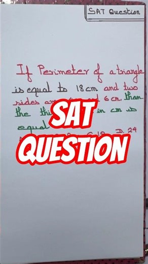 SAT Question