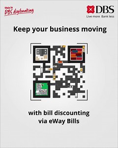 71K views · 23 reactions | Avail trade finance easily with bill discounting from DBS Bank India solely based on your E-way bills. With just a one-time authentication, this seamless loan processing system is simple and completely paperless. Apply here to digitise your trade financing: https://bit.ly/3uRivMF #DBSBankIndia #LiveMoreBankLess #ThisisDBSDigibanking | DBS | Facebook