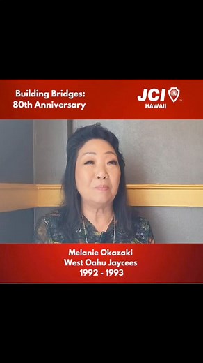 Part One: Former State President Melanie Okazaki reflects on her tenure as a State Board Officer, highlighting various projects spearheaded by Jaycees across our neighbor Islands. 🌴 #jciusa #juniorchamberinternational #servicetohumanity #professionaldevelopment #individualdevelopment #jcihi #youngprofessionals #professionalnetworking #activecitizens #jcihawaii #80thanniversary #JCIEmpowersMe #BuildingBridges #jcicommunity." | JCI Hawaii