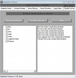 BF2cleaner file - Battlefield Singleplayer