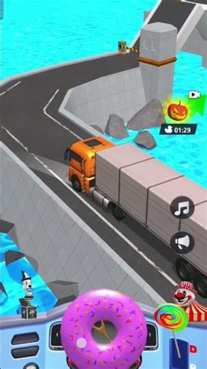 Bus Container the long bridge level game 🎯😫