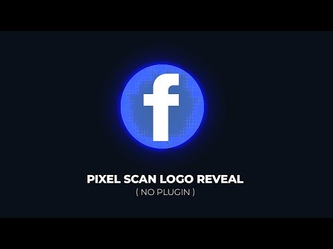 Pixel Scan Logo Reveal Tutorial in After Effects (No Plugins Needed!)