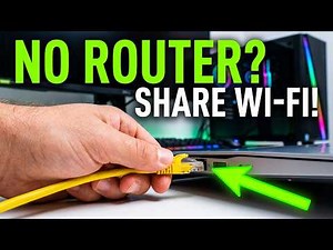 How to Share Wi-Fi Internet Using Ethernet LAN Cable Between PCs | Windows & Linux (Any OS Client)