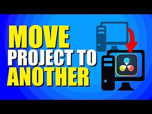 How To Move DaVinci Resolve Project To Another Computer (Easy Method)