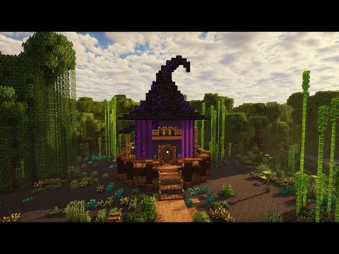 [MINECRAFT] 🎃WITCH HUT TRANSFORMATION || TUTORIAL