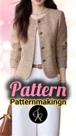 Patternmaking Jacket Is Easier Than You Think! Winter Pattern#diy