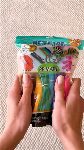 Colorful Rexlace Keychain DIY 🔑