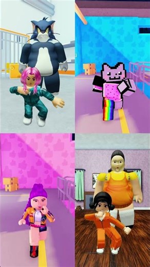 Roblox Kutu Ma Kutu Pink Panther X Chicken Banana x Nyan Cat #roblox