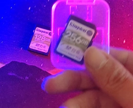 开箱晒物，金士顿SD卡大容量写入速度体验