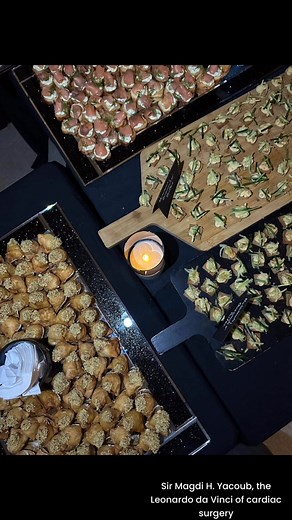 Sir Magdi H. Yacoub, the Leonardo da Vinci of cardiac surgery Honoured to cater for his 🎁 Birthday. #harefield #chainofhope #Hillingdon #Doctors #heartsurgery #surgeons #royal Brompton #NHS #nhsstaff #harefield #heartbreak #hospital #cateringservice #canapes | We Love Coffee Harefield