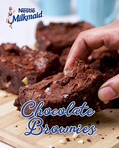 There’s nothing more enjoyable than making a soft and easy dessert together with your family. MILKMAID Brownies are perfect for a joyful family moment. Get the recipe: https://www.milkmaid.lk/en/sweet-treats/milkmaid-brownies | Nestlé Milkmaid Sweet Delights