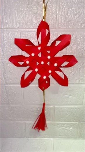 SUPER EASY PAPER WALLDECOR❤️| How to make easy paper walldecor #diy #papercraft #walldecor