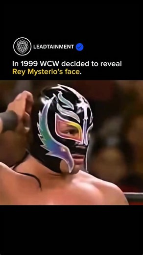 Leadtainment | Breaking News | Entertainment on Instagram: "Rey Mysterio was unmasked in WCW after losing a match to The Outsiders (Kevin Nash and Scott Hall) at SuperBrawl IX in 1999. This controversial decision was driven by WCW management, particularly Eric Bischoff, who believed the audience needed to see his face. Mysterio had been forced to agree to the stipulation as part of a “hair vs. mask” match, which he was hesitant about, but went through with it after being pressured. #wwememes #fa