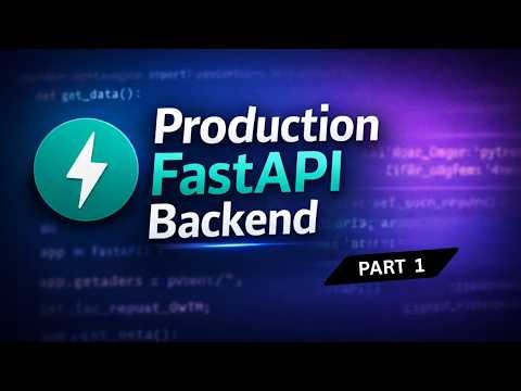 Building a Production-Ready FastAPI Backend | FastAPI GenAI Series - Part 1