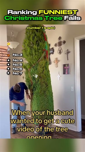 Ranking FUNNIEST Christmas Tree Fails 🤣🎄 #funny #funnyshorts #fails