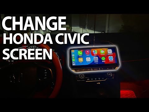 How To Change The Screen On A Honda Civic 2016-2021 LX/EX To A Aftermarket Screen (Top Display)