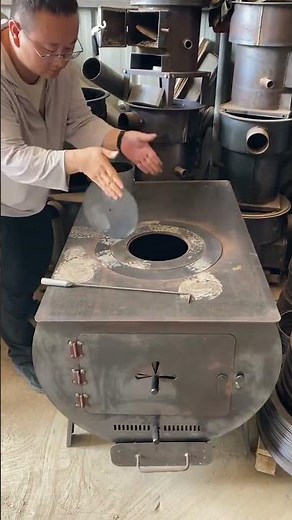 Smokeless Gasifier Burning Wood Winter Must Firewood for heating The stove can be used.