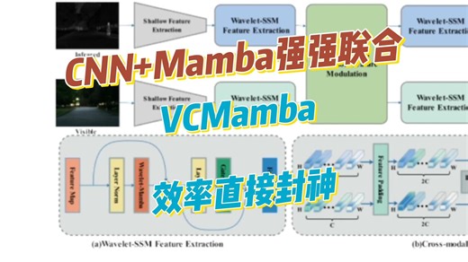 混合视觉骨干天花板，VCMamba效率碾压ViT