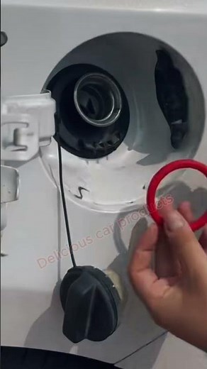 Never Lose Your Gas Cap! ⛽ #CarHacks #FuelCap #MustHave