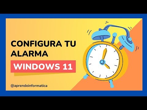 Como PONER una ALARMA en WINDOWS 11
