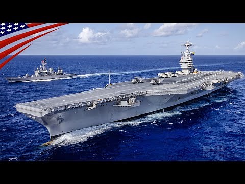 Japanese Training Ships Meets World's Largest US Aircraft Carrier During Around-the-World Voyage