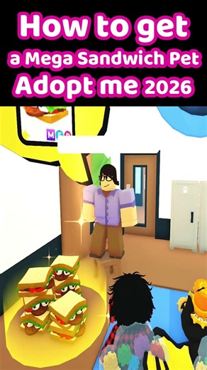 How to get a mega neon sandwich pet in Adopt me #sandwichpet #adoptmesandwichpet #MRFsandwich