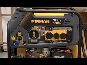 How to assemble a Firman Dual Fuel 9400 Generator from Costco
