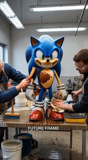 Sonic Transformation 🔵⚡ From Normal to Ultimate Speed Form!