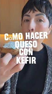 How to make spreadable cheese with kefir or kefir milk