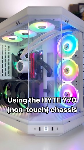 Here’s a first PC project build of 2024 using the @hytebrand Y70 (non-touch) chassis. Thanks to XPCM group, Funky Kit Team and our sponsors Hyte, Gigabyte, Thermaltake, ASUS, Patriot Memory, Lexar and Cougar Gaming. | Funkykit | Facebook