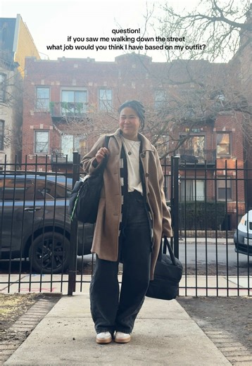 i’m curious !! #ootd #firstimpression #guessmyjob | Outfit