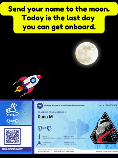 Send Your Name to the Moon: A Fun Space Opportunity