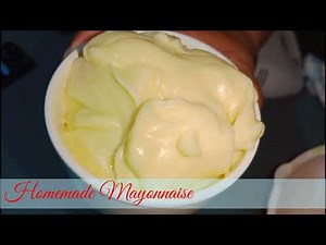 HOW TO MAKE HOMEMADE MAYONNAISE | USING HAND MIXER