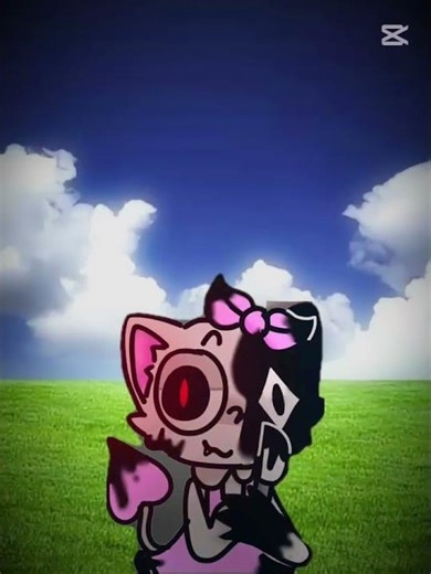 Happy the cat Dreamcore au with dreamcore Background! 🖤🔪🩸