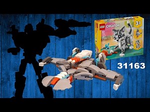 Tutorial: Megatron (Transformers Prime), alternative built of LEGO Creator 31163 : Playful cat