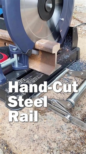 Railway rail cutting Saw Machine for seamless welding adaptation #railwayrailcutting #railcutting #steelcutting #Metalcutting #coldsawblade