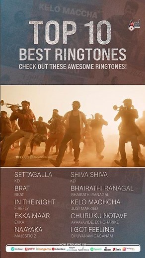 TOP 10 BEST RINGTONES #shorts | HIT and LATEST MOVIES