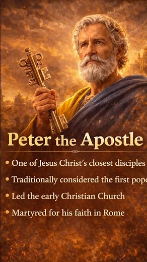 Great Figures of Christianity – Peter the Apostle