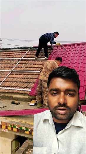 Iron Tin Roof Replace with Fiber Sheet 🔥 Leak Proof Solution