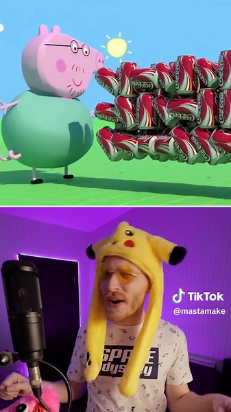 Fun Peppa Pig Sound Effects with Mentos & Coca-Cola