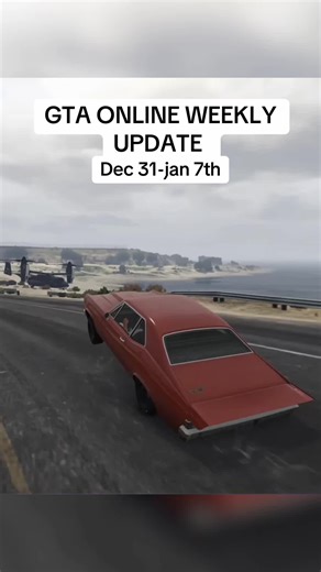 GTA Online Weekly Update: Dec 31 - Jan 7