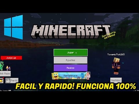 Cómo instalar Minecraft bedrock en PC gratis 2026