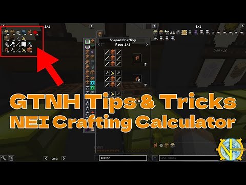 GTNH Tips & Tricks #4: The NEI Crafting Calculator