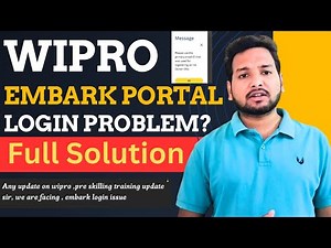 Wipro Embark Portal Login Issues Solved? | Background Verification | Joining, Pre-skilling Training