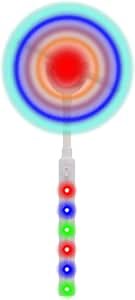 Fun Central LED Windmill Spinner – Light-Up Magic Wand Toy with Multicolor Flashing Lights for Kids