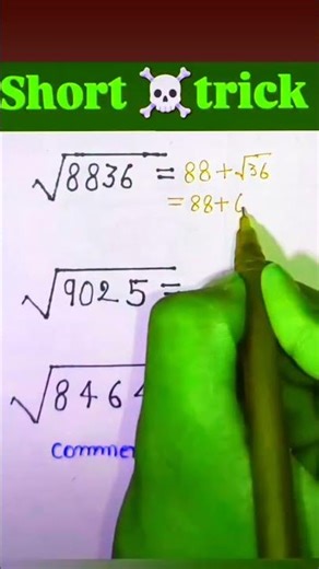 short trick of Square root #squareroot #maths #shorts #sbiclerk #sbipo #ssc #ssccgl