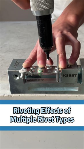 Riveting Effects of Multiple Rivet Types