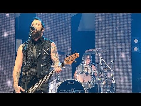 Skillet live at the Palladium in Cologne, Germany, April 30, 2023